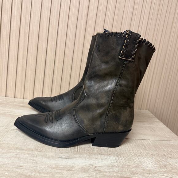 FRANCO SARTO Sarto Lance Western Booties Sz 7M Women's Shoes - Picture 2 of 12